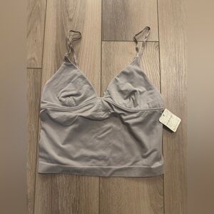 NWT Free People Soft Taupe Bralette